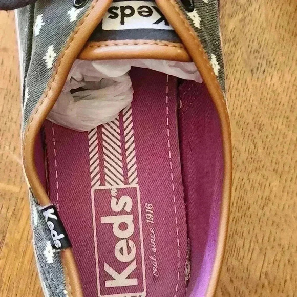 Keds Aztec leather trim size 7 - Picture 4 of 5